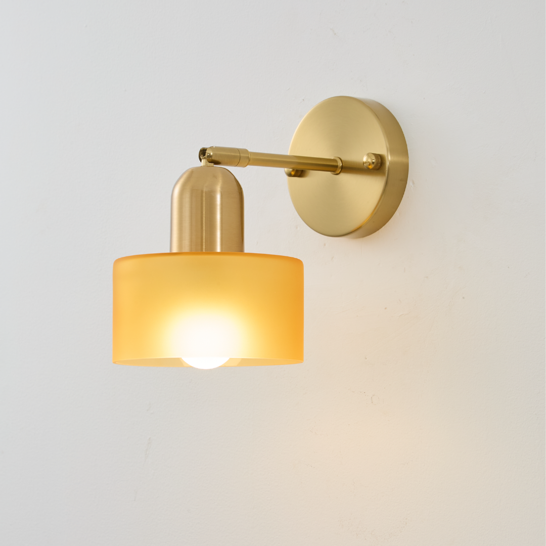 Applique Murale en Verre Coloré Bauhaus – Design Moderne