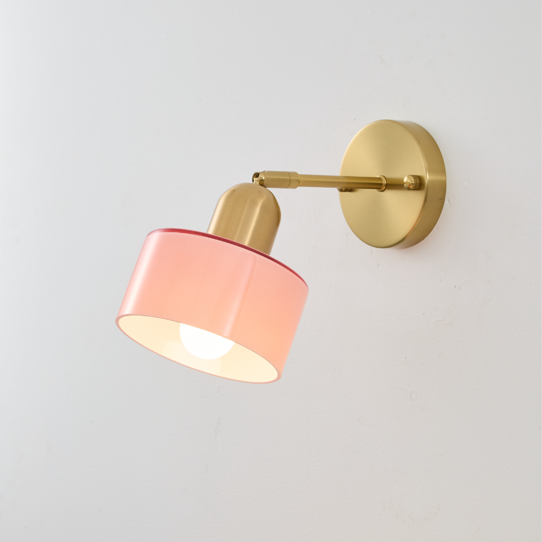 Applique Murale en Verre Coloré Bauhaus – Design Moderne