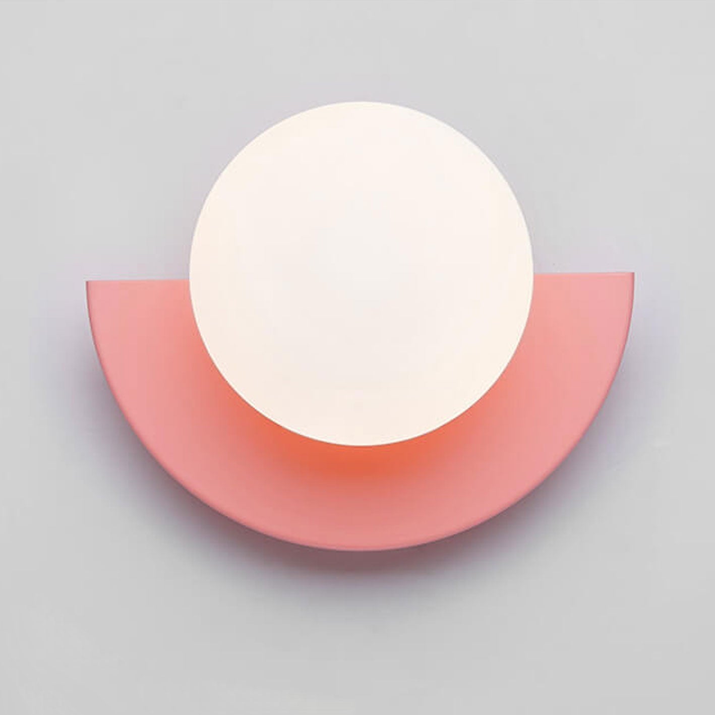 Modern Glass Wall Sconce – Color Pop Design