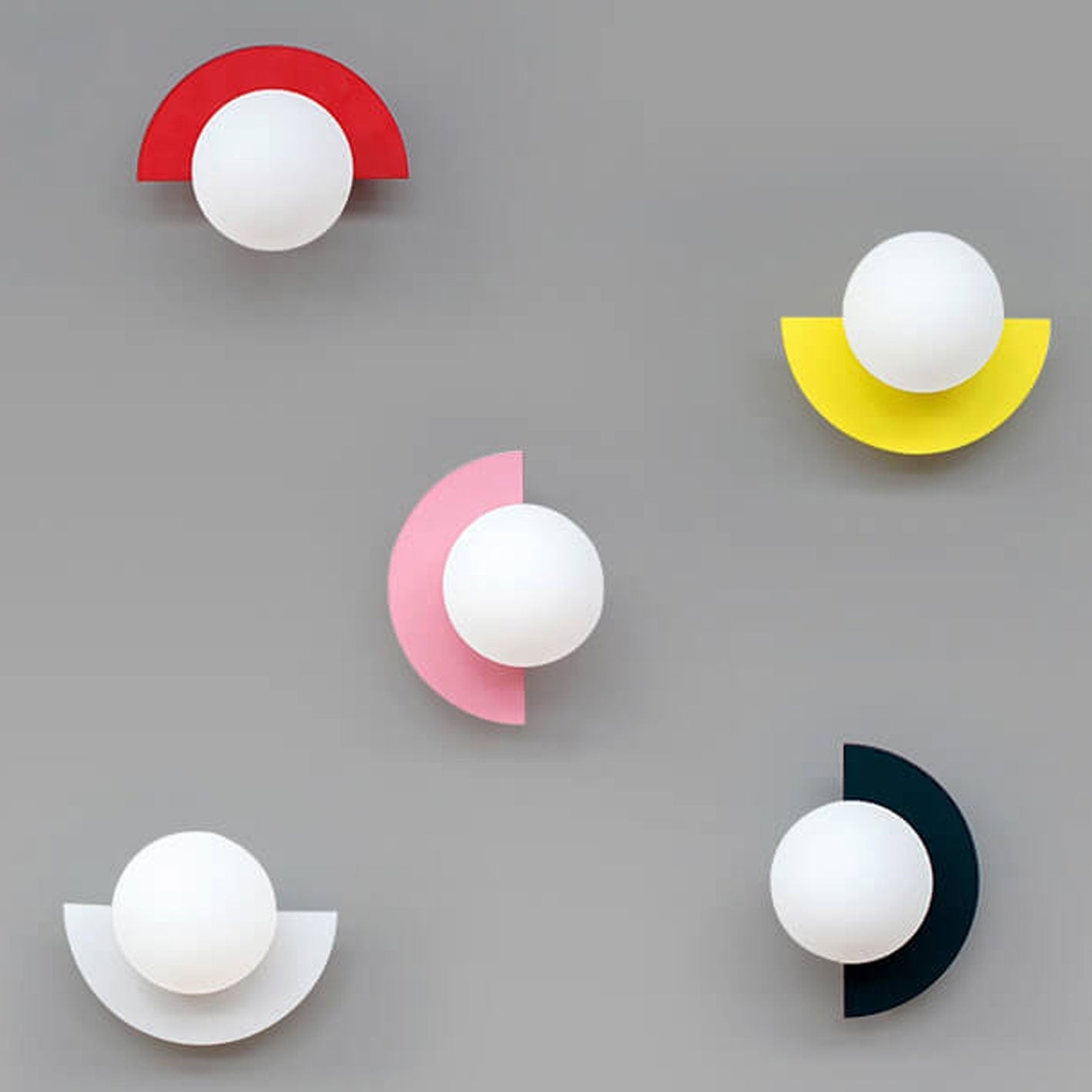 Modern Glass Wall Sconce – Color Pop Design