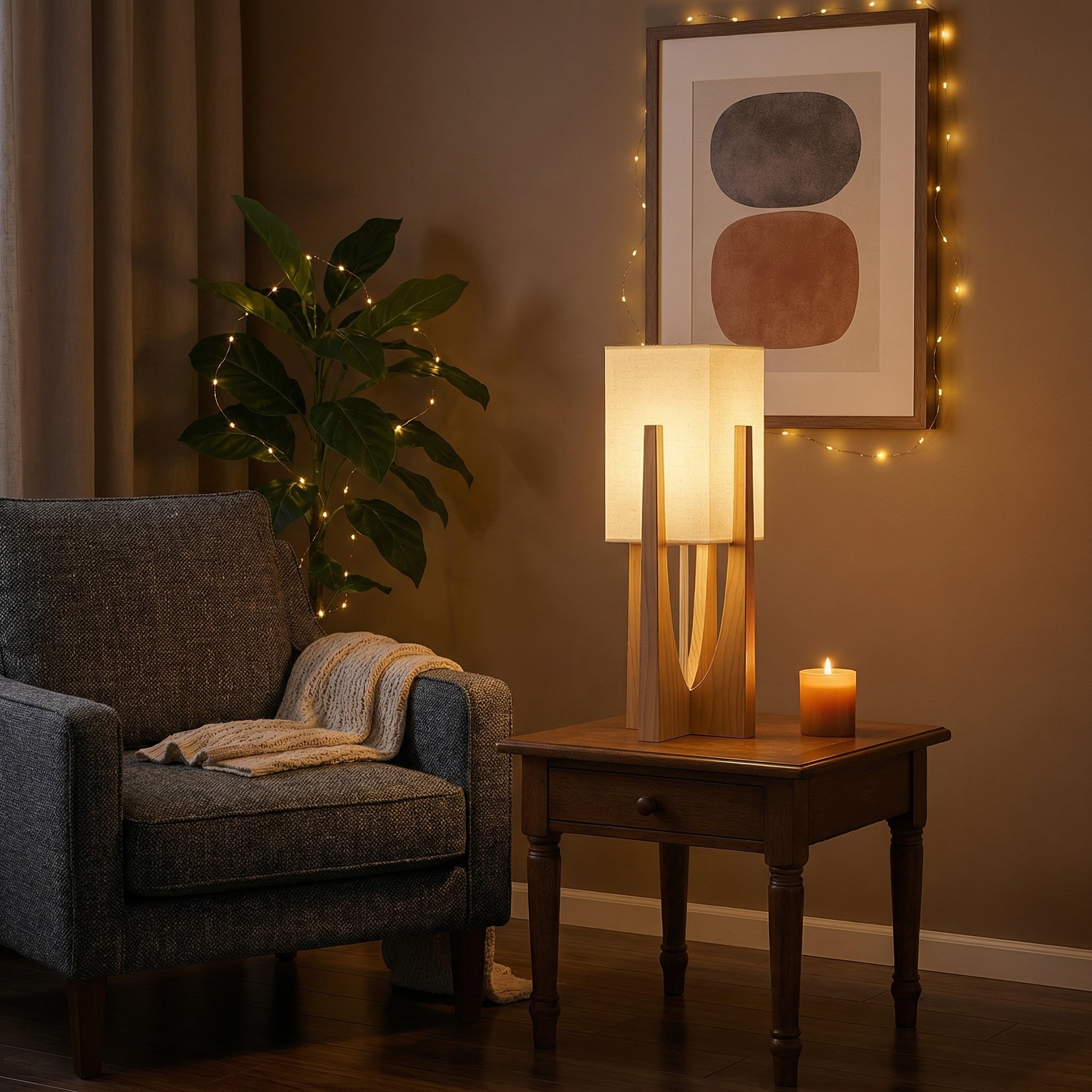 Lampe sur pied Wabi-Sabi – Design de style japonais