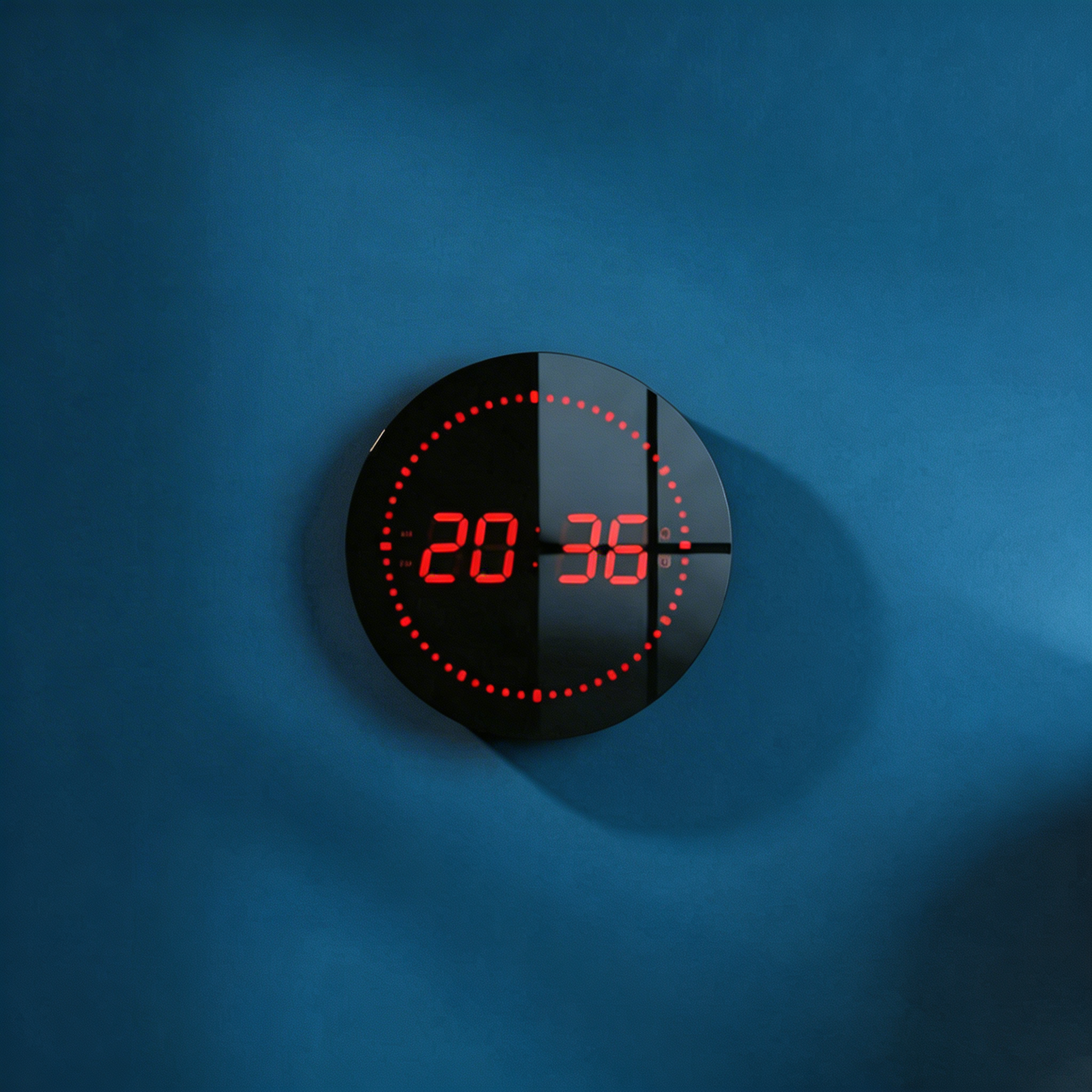 Horloge Murale Numérique – Affichage LED