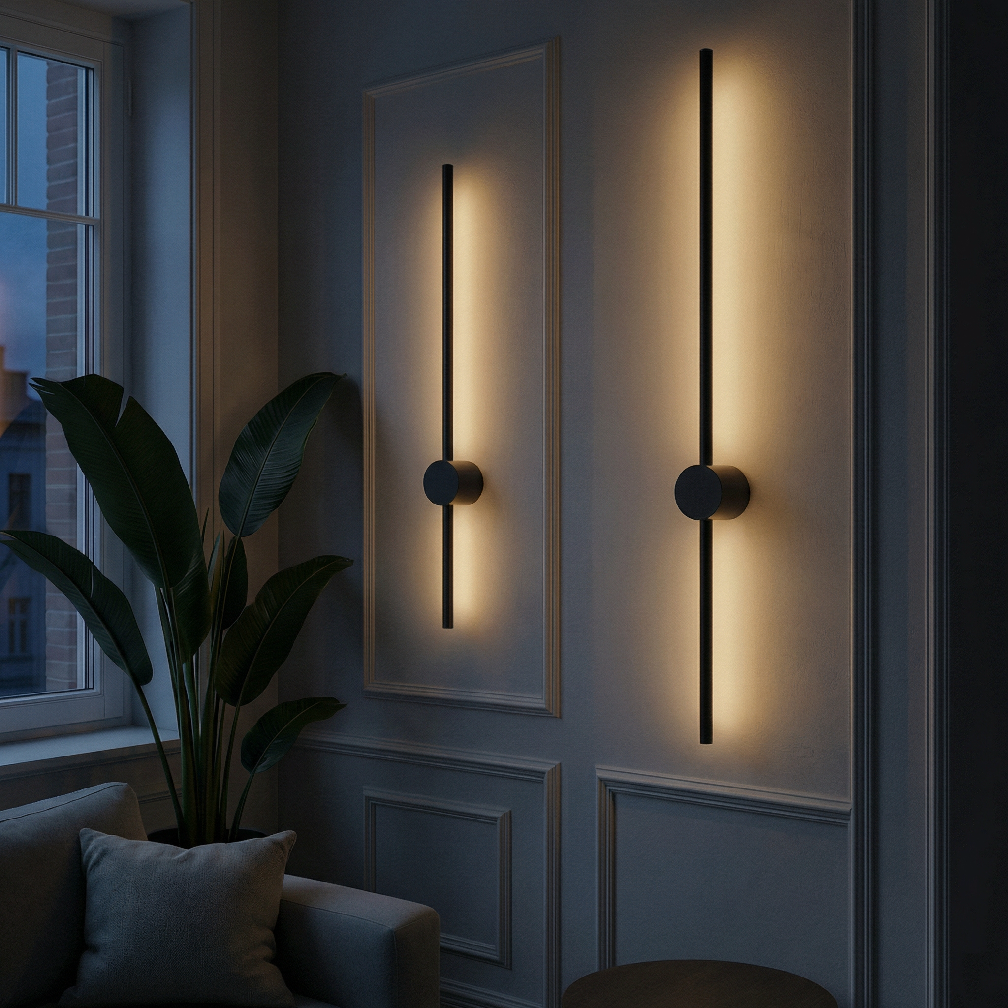 Applique Murale Linéaire – Design Minimaliste Moderne