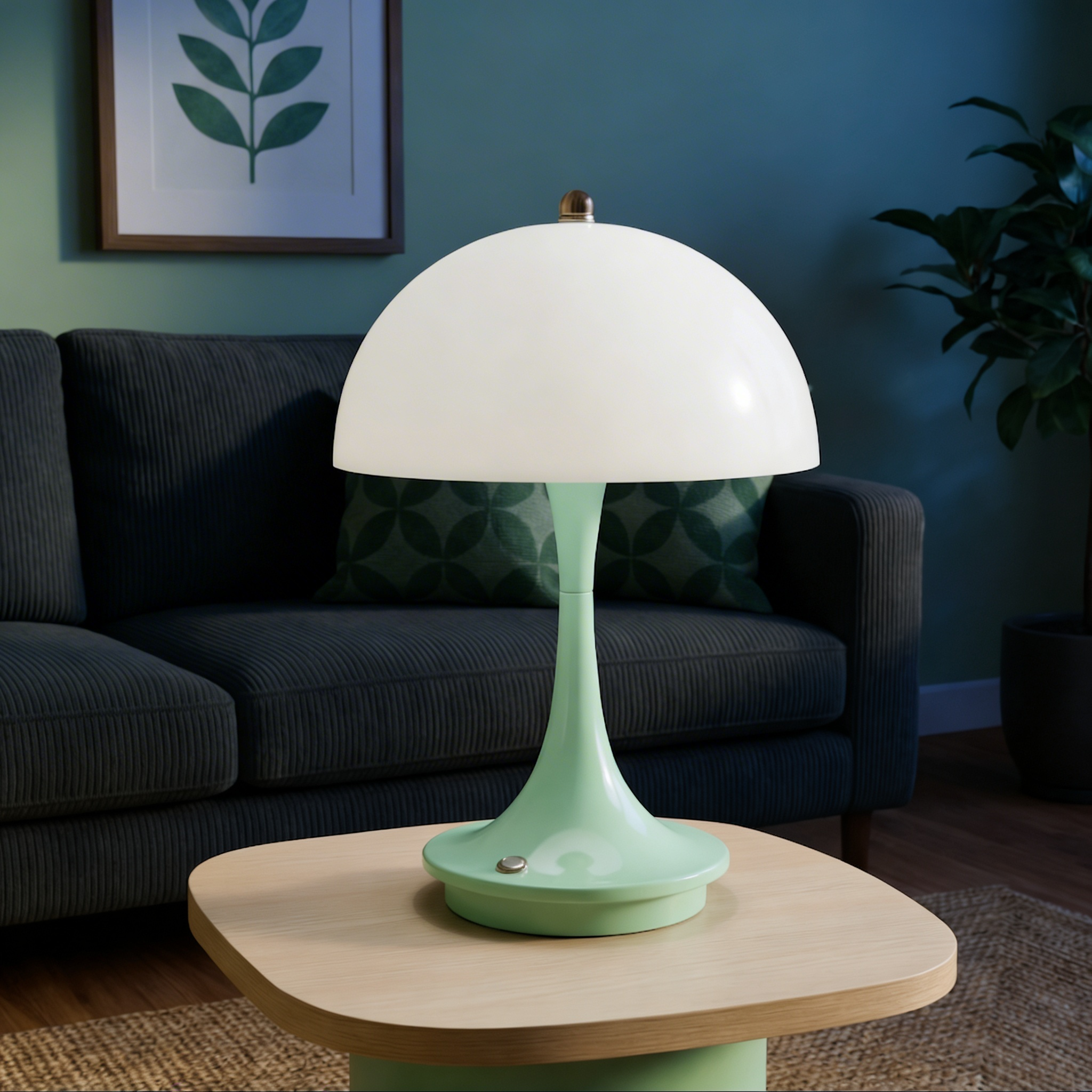 Lampe de Table Champignon – Design Vintage Moderne