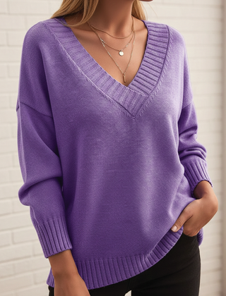 Amerie | Moderner Pullover mit V-Ausschnitt