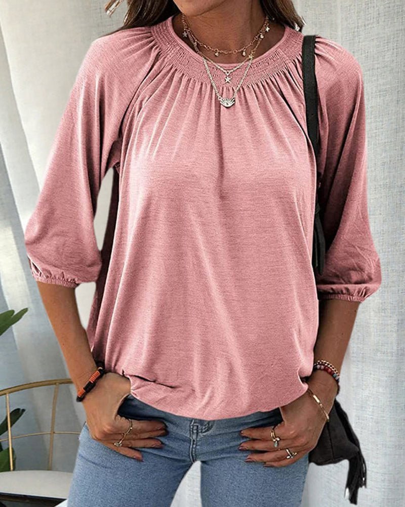 Laurenia | Bluse mit klassischen Ärmeln