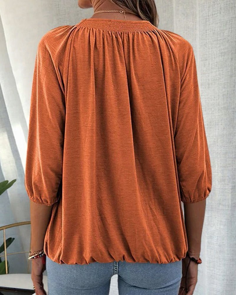 Laurenia | Bluse mit klassischen Ärmeln