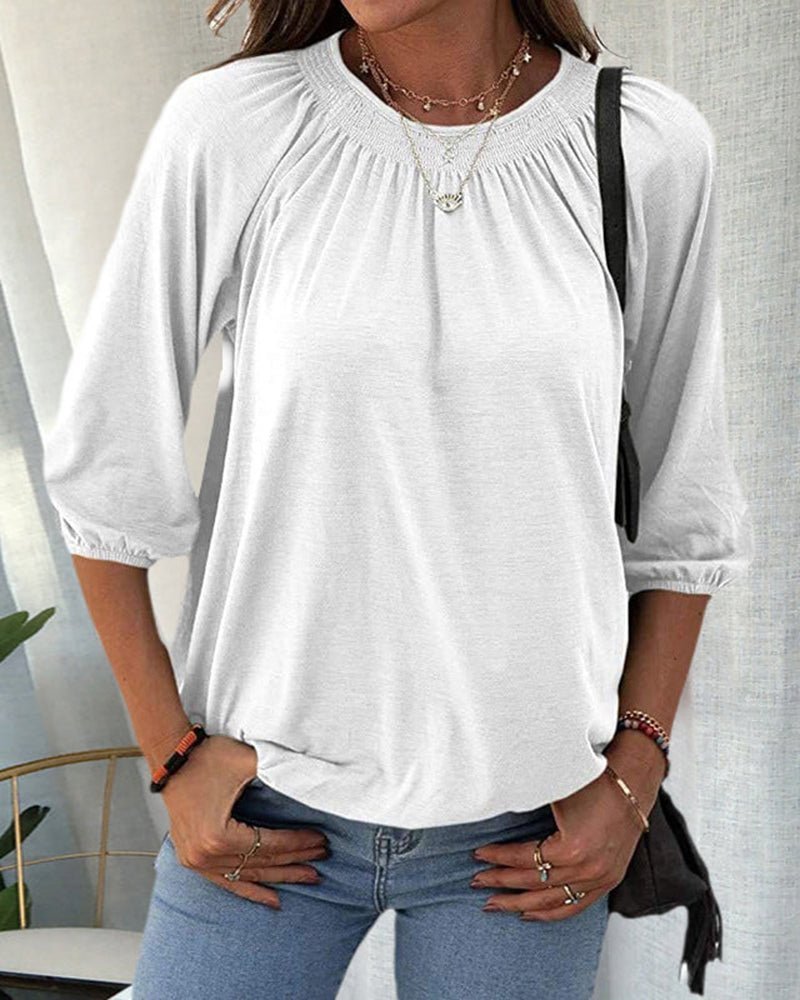Laurenia | Bluse mit klassischen Ärmeln