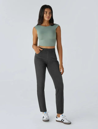 Elisha | Elastic and Comfortable Pants with High Waist