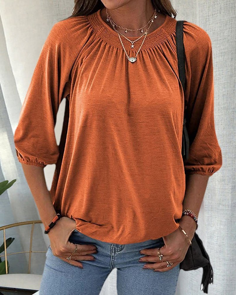 Laurenia | Bluse mit klassischen Ärmeln