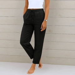 STRETCH LINNEN BROEK VOOR DAMES