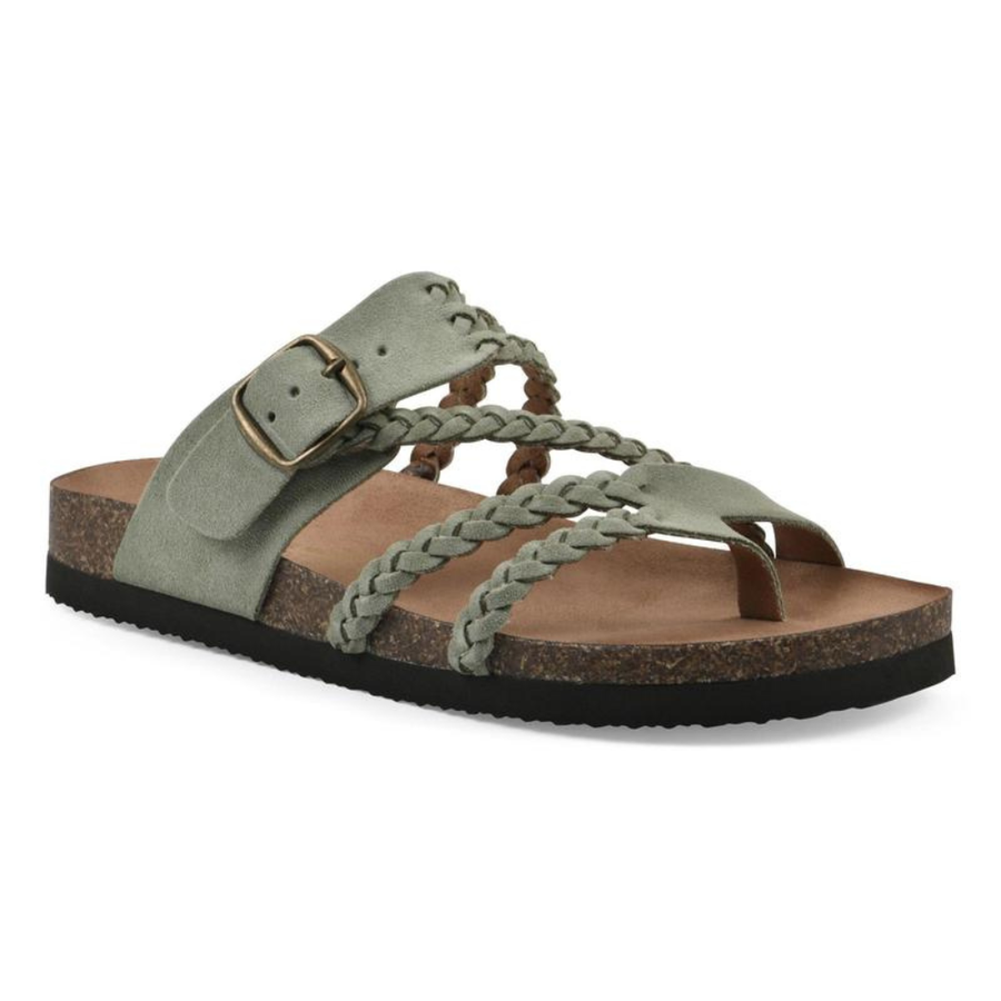 GEVLOCHTEN KURK SANDALEN VOOR VROUWEN