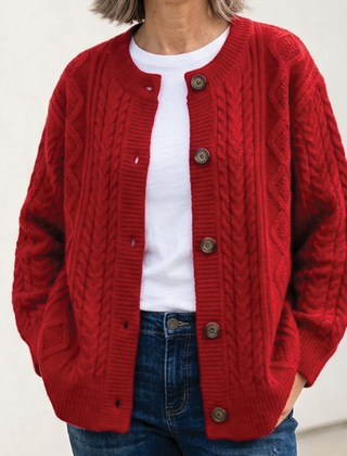 Audre | Oversized-Strickjacke für Damen