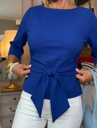 Daria™ | Stijlvolle Strik Taille Top (1+1 Gratis)