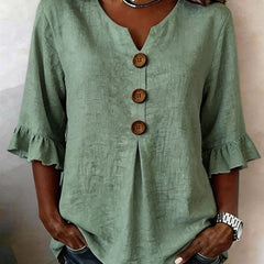 ROMANTISCHE BLOUSE MET RUFFLES VOOR VROUWEN
