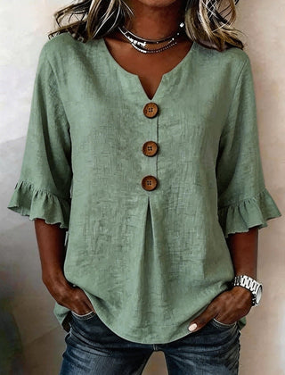 ROMANTISCHE BLOUSE MET RUFFLES VOOR VROUWEN