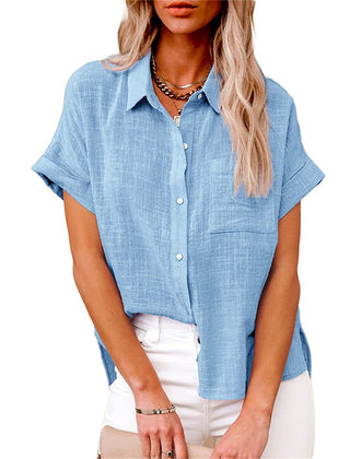 BLOUSE VAN LINNEN VOOR VROUWEN
