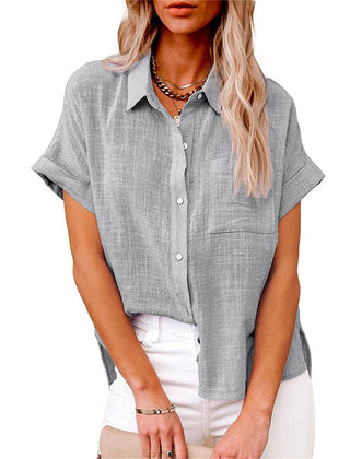 BLOUSE VAN LINNEN VOOR VROUWEN