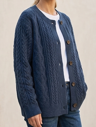 Audre | Oversized-Strickjacke für Damen
