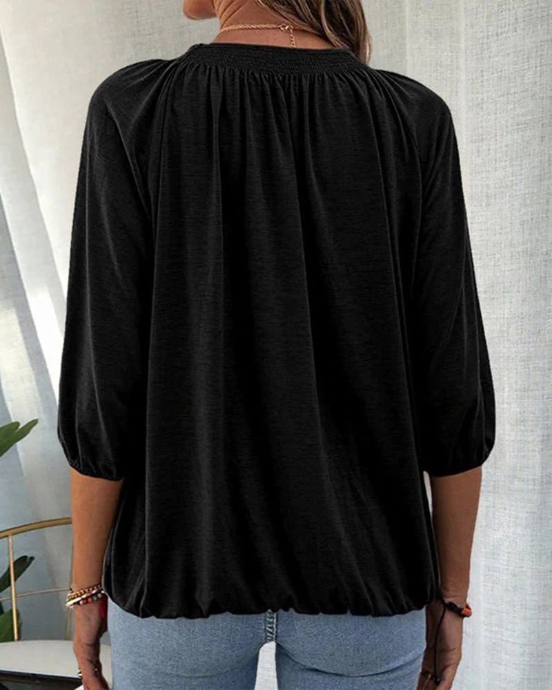 Laurenia | Bluse mit klassischen Ärmeln