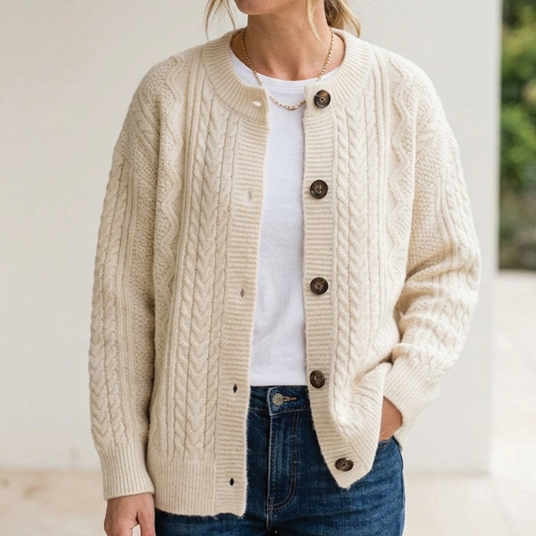 Audre | Oversized-Strickjacke für Damen