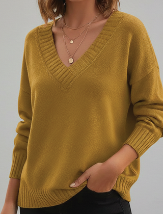 Amerie | Moderner Pullover mit V-Ausschnitt