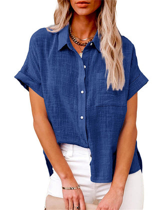 BLOUSE VAN LINNEN VOOR VROUWEN