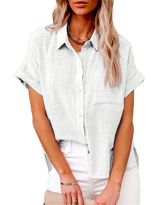 BLOUSE VAN LINNEN VOOR VROUWEN