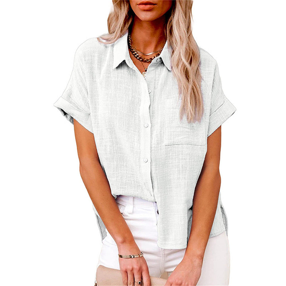 BLOUSE VAN LINNEN VOOR VROUWEN