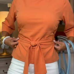 Daria™ | Stijlvolle Strik Taille Top (1+1 Gratis)