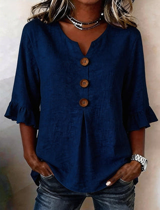 ROMANTISCHE BLOUSE MET RUFFLES VOOR VROUWEN