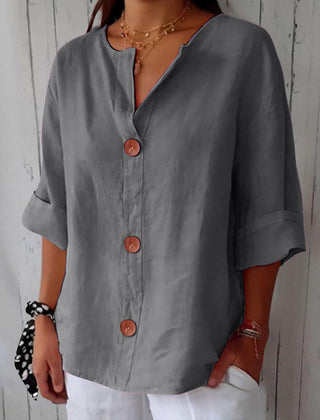 SHIRT MET V-HALS VOOR VROUWEN