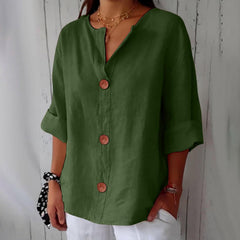 SHIRT MET V-HALS VOOR VROUWEN