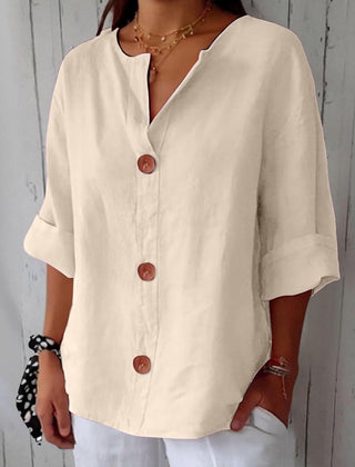SHIRT MET V-HALS VOOR VROUWEN