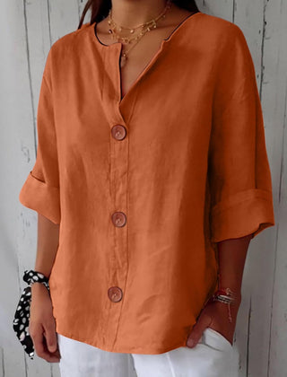 SHIRT MET V-HALS VOOR VROUWEN