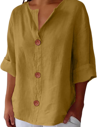 SHIRT MET V-HALS VOOR VROUWEN