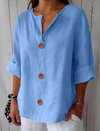 SHIRT MET V-HALS VOOR VROUWEN