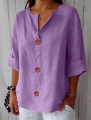 SHIRT MET V-HALS VOOR VROUWEN