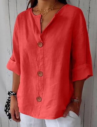 SHIRT MET V-HALS VOOR VROUWEN