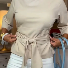 Daria™ | Stijlvolle Strik Taille Top (1+1 Gratis)