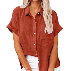 BLOUSE VAN LINNEN VOOR VROUWEN