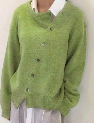 Alecia | Klassische Strickjacke mit Knöpfen