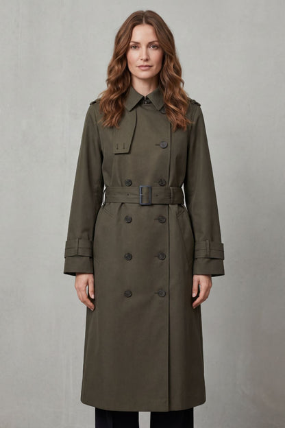 Women's Timeless Double-Breasted Trench Coat – Wilhelmina