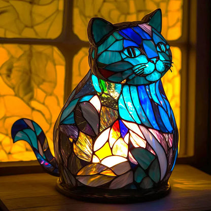 VitraFauna | Stained Glass Animal Table Lamp