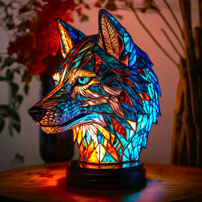 VitraFauna | Stained Glass Animal Table Lamp