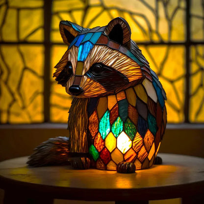 VitraFauna | Stained Glass Animal Table Lamp