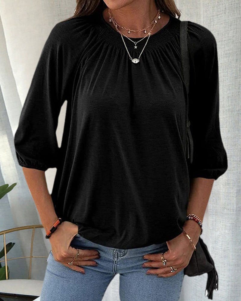 Laurenia | Bluse mit klassischen Ärmeln