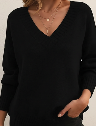 Amerie | Moderner Pullover mit V-Ausschnitt