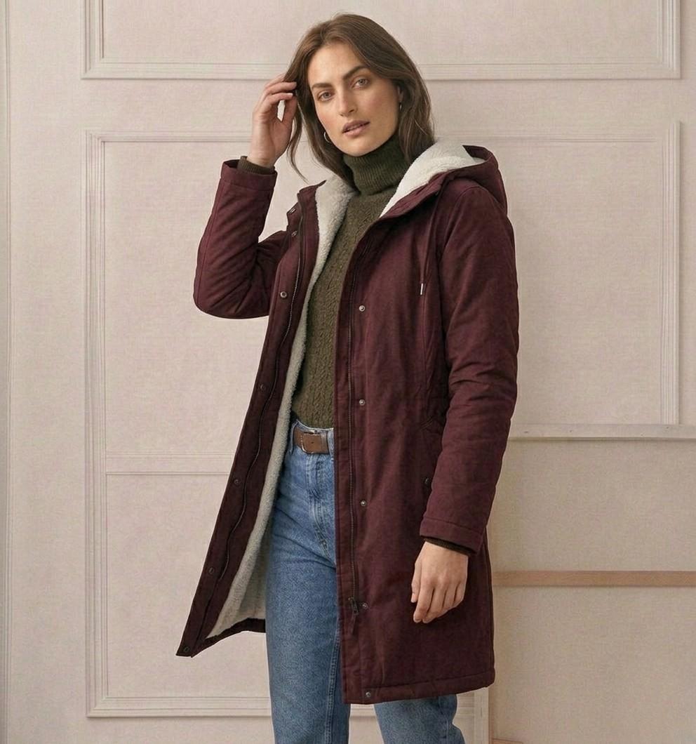 WINTERPARKA MET FLEECEVOERING VOOR VROUWEN