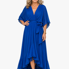 ELEGANTE MAXI DRAPÉE JURK VOOR VROUWEN